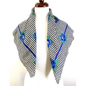 Sarah Coventry Women's Square Scarf with Roses